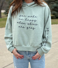 You Make Me Happy When Skies Are Grey Adult Cropped Pullover *Preorder*