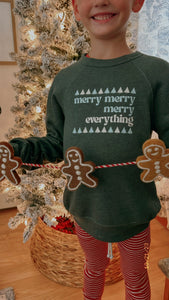 Merry Merry Everything Kids Pullovers