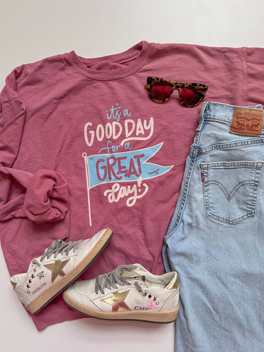 Good Day for a Great Day Adult Pullover