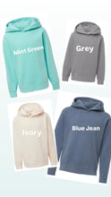 Blue Jean Baby Youth Garment Dyed Lightweight Hoodie