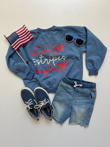 Stars + Stripes Youth Pullover
