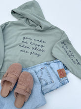 You Make Me Happy When Skies Are Grey Adult Cropped Pullover *Preorder*