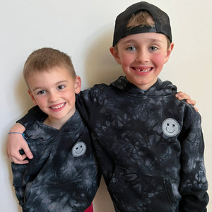These Are The Best Days Tie Dye Smiley Pullover