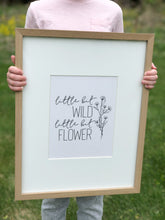 Little Bit Wild, Little Bit Flower Printable Sign
