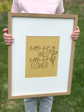 Little Bit Wild, Little Bit Flower Printable Sign