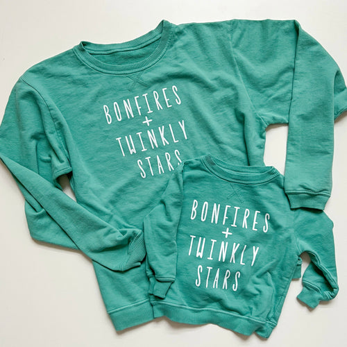 Bonfires + Twinkly Stars Adult Pullover